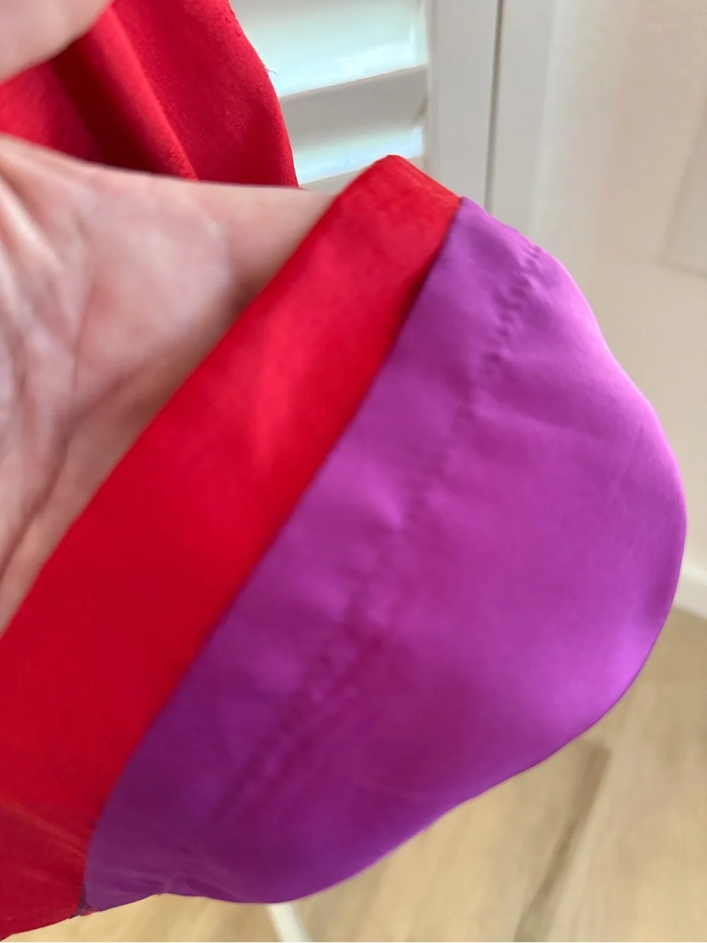 Kate Spade New York Red Silk-Lined Shift Dress with Back Bow